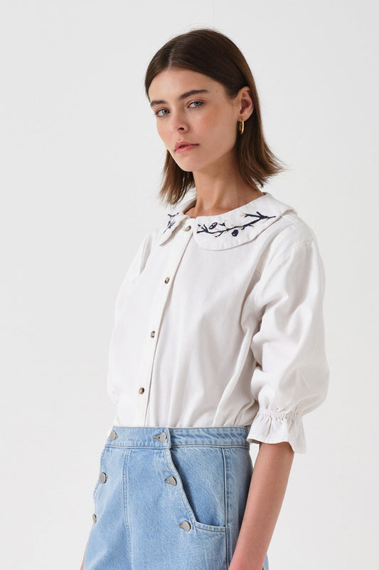 Bella Blouse - White