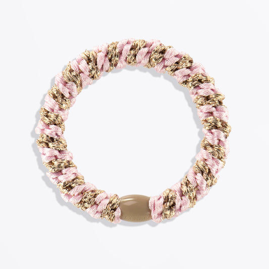 Light Beige Pink Glitter Stripe