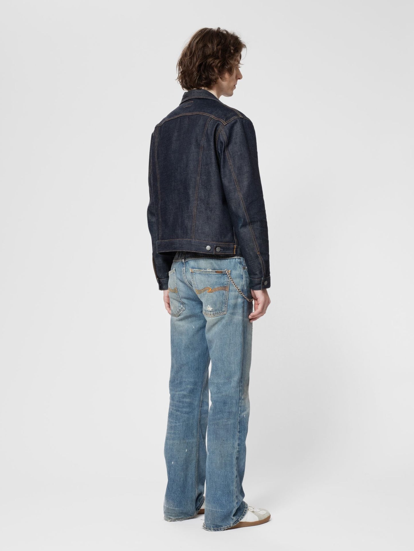Danny Ace Selvage Denim Jacket - Dry Blue