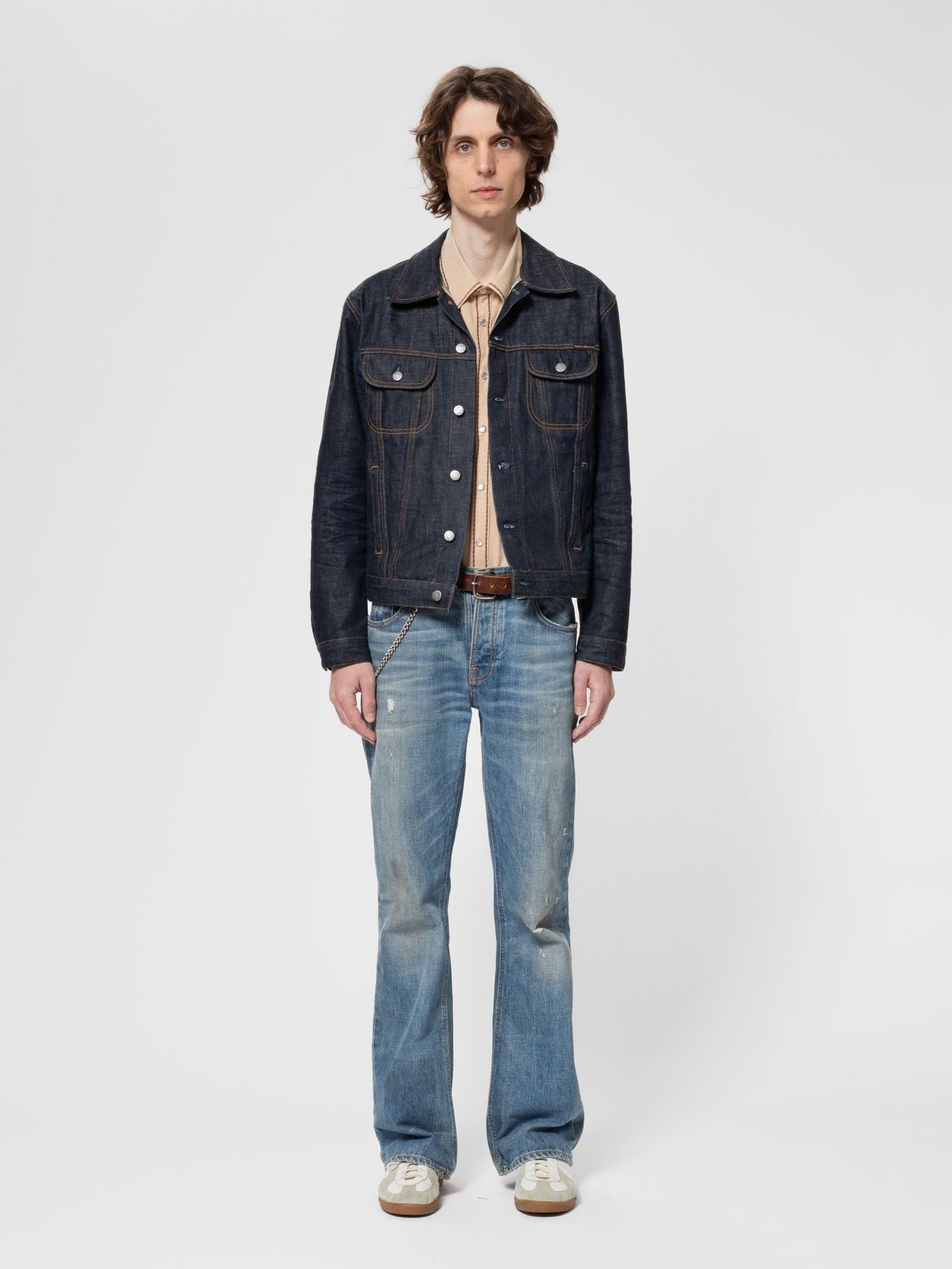 Danny Ace Selvage Denim Jacket - Dry Blue