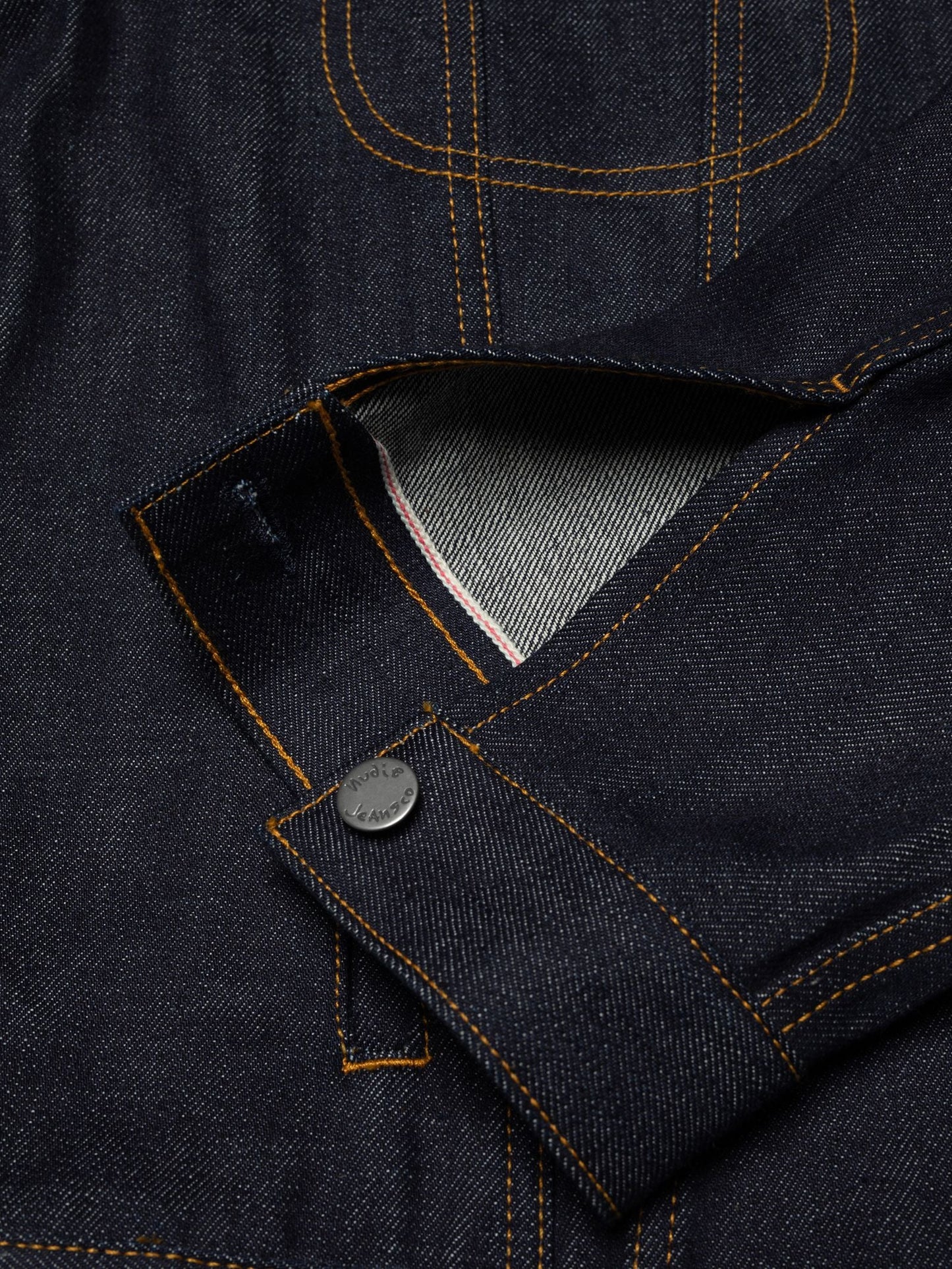 Danny Ace Selvage Denim Jacket - Dry Blue
