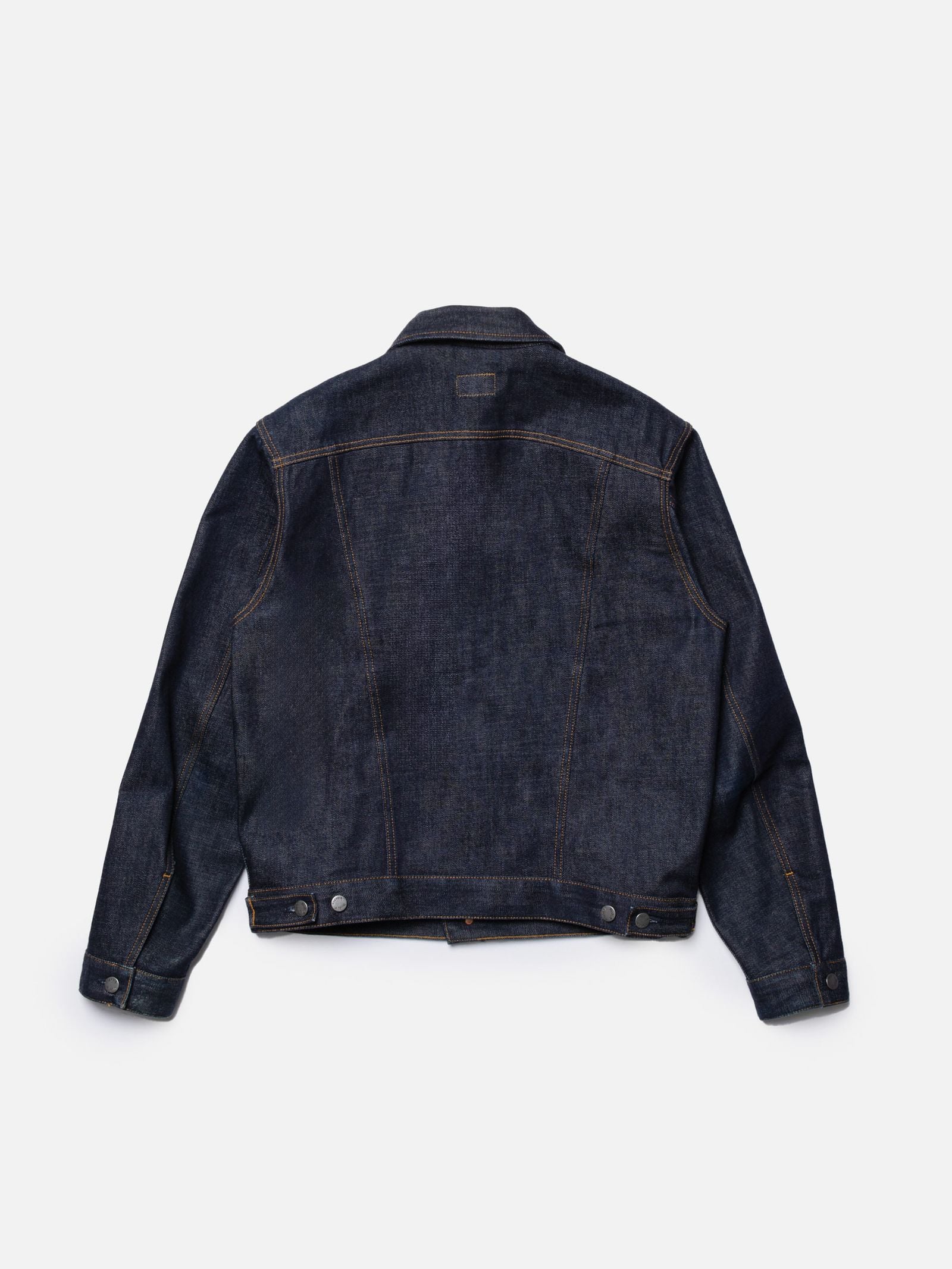 Nudie Danny Ace Selvage Denim Jacket - Dry Blue