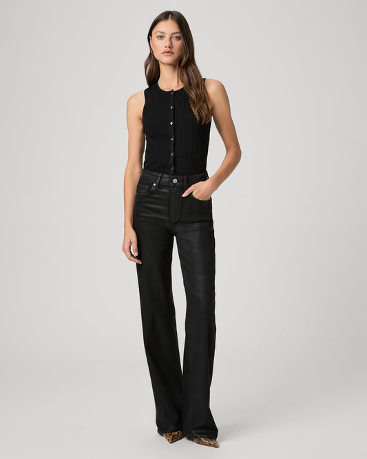 Sasha 32IN Jeans - Black Fog Luxe Coating