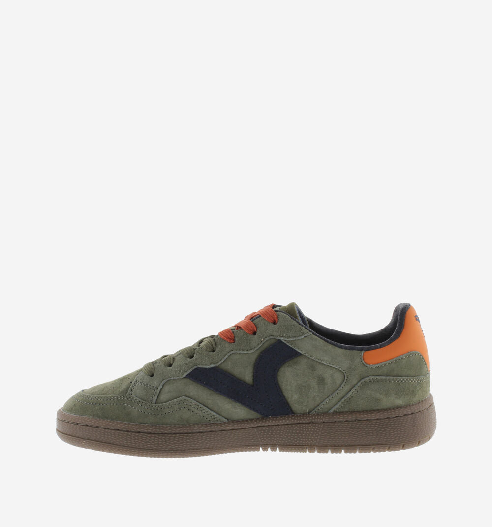Victoria Smash-Suede Sneaker - Khaki