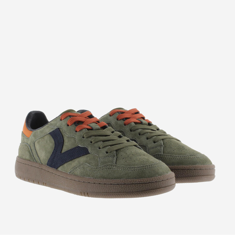 Victoria Smash-Suede Sneaker - Khaki