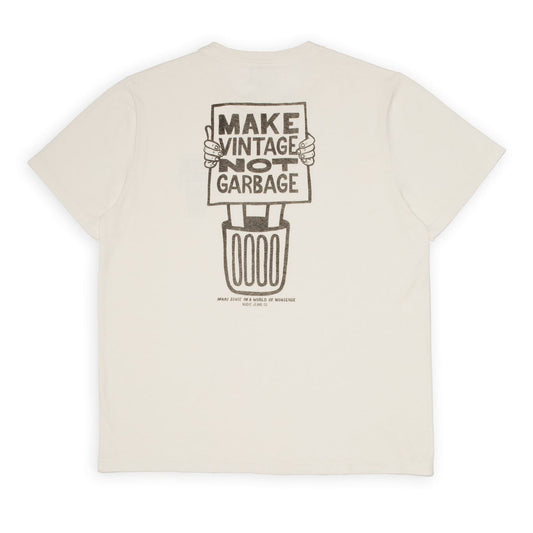 Roy Muted Tracks T-Shirt - Chalk White