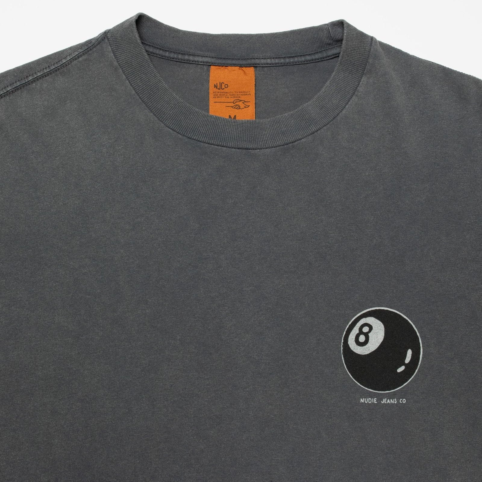 Nudie Koffe Knock-Topus T-Shirt - Anthracite
