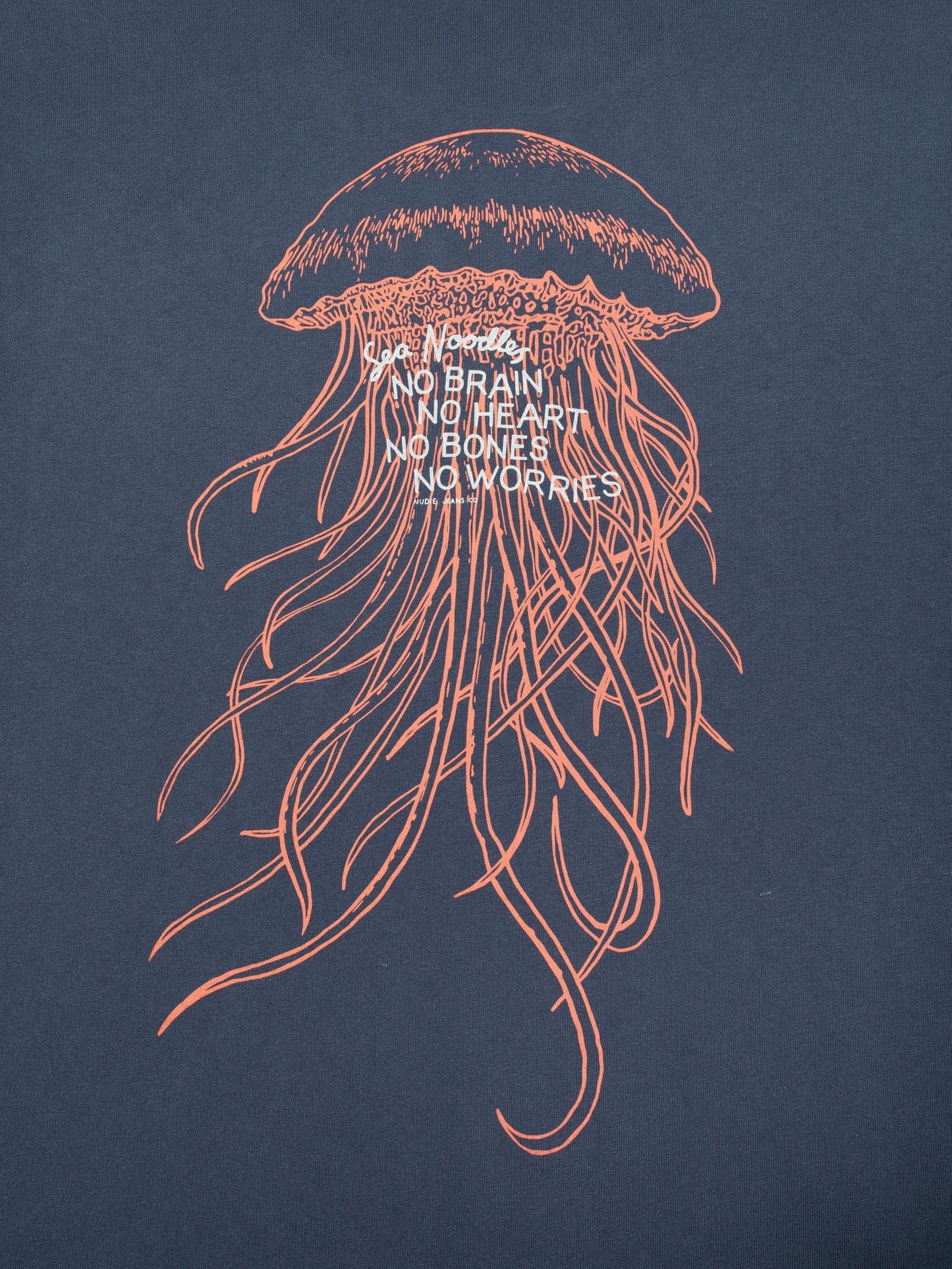 Roy Sea Noodles T-Shirt - Dark Blue