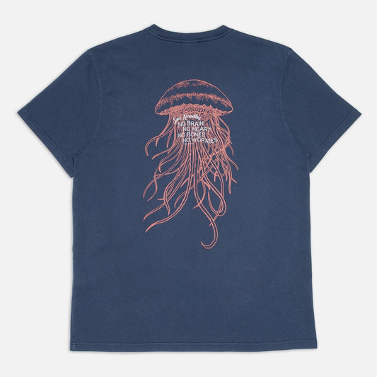 Roy Sea Noodles T-Shirt - Dark Blue