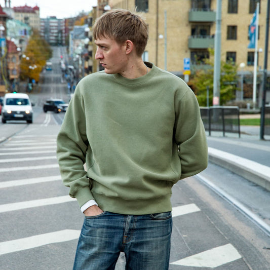 Hasse Crew Neck Sweater - Green
