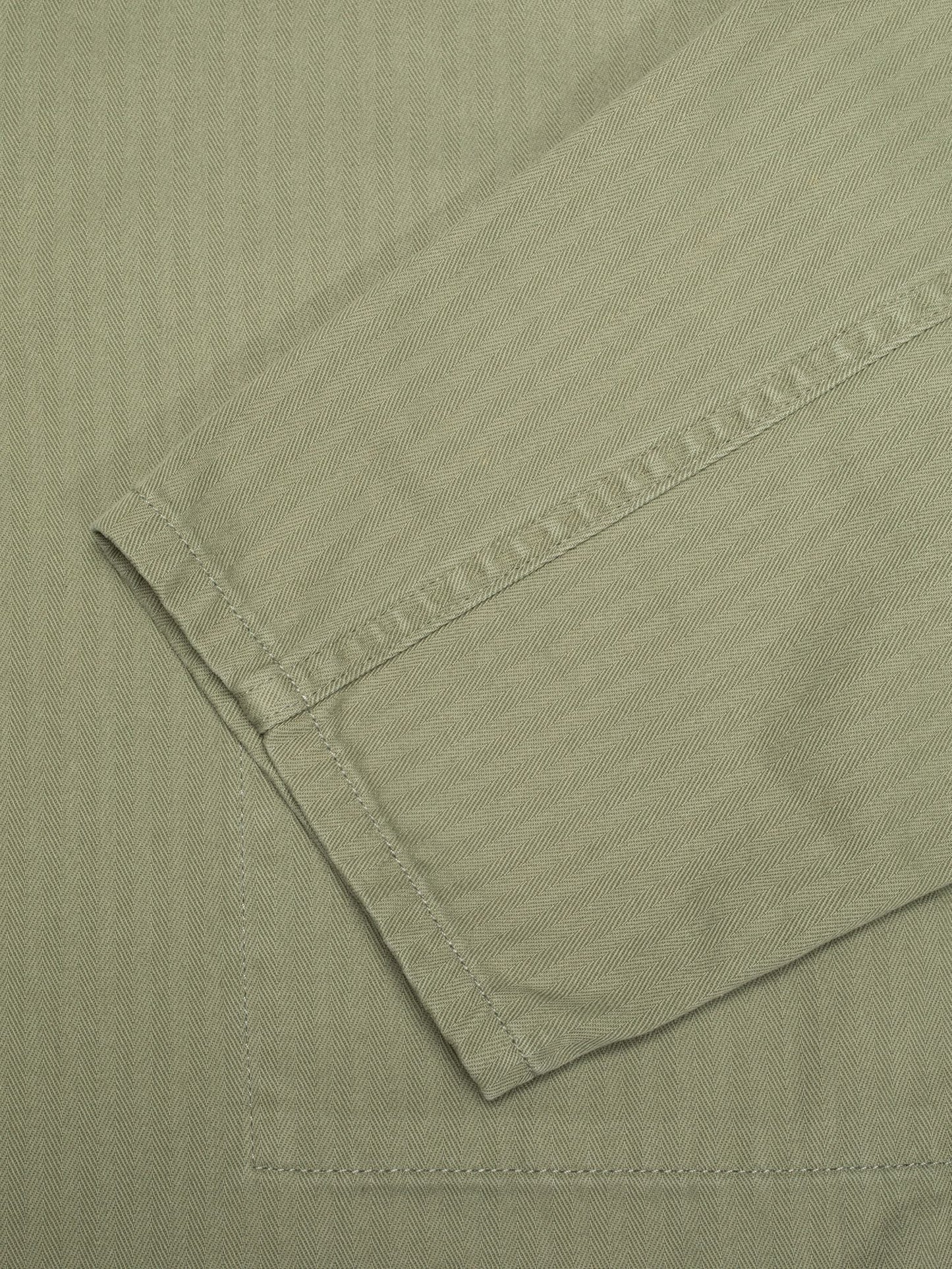 Buddy Chore Jacket Herringbone - Pale Green