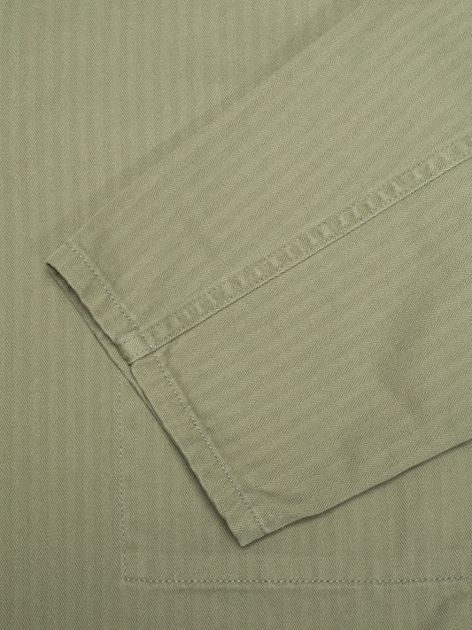 Buddy Chore Jacket Herringbone - Pale Green