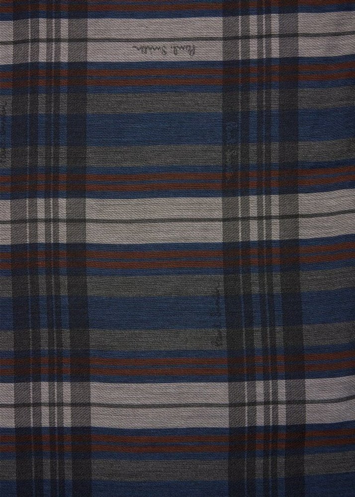 Lord Check Scarf - Navy