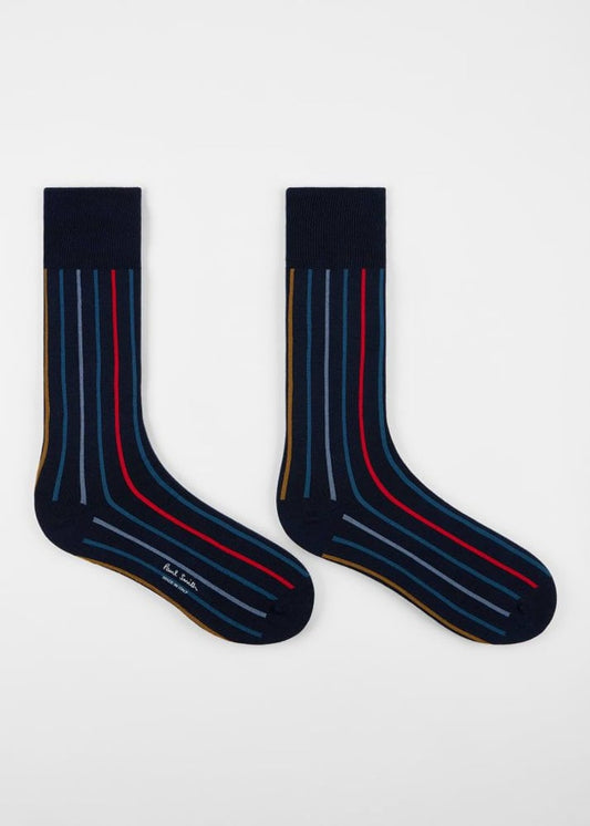 Mix Stripe Socks Three Pack - Multicolour