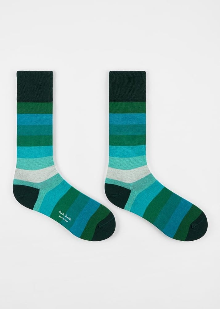 Mix Stripe Socks Three Pack - Multicolour