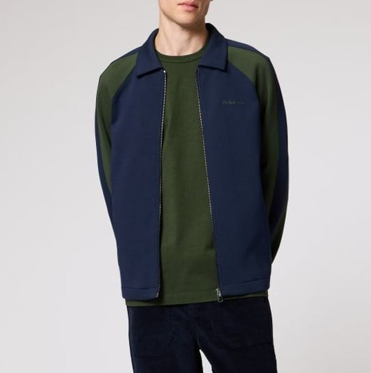 Paul Oversized Logo Embroidery Cotton T-Shirt - Bottle Green
