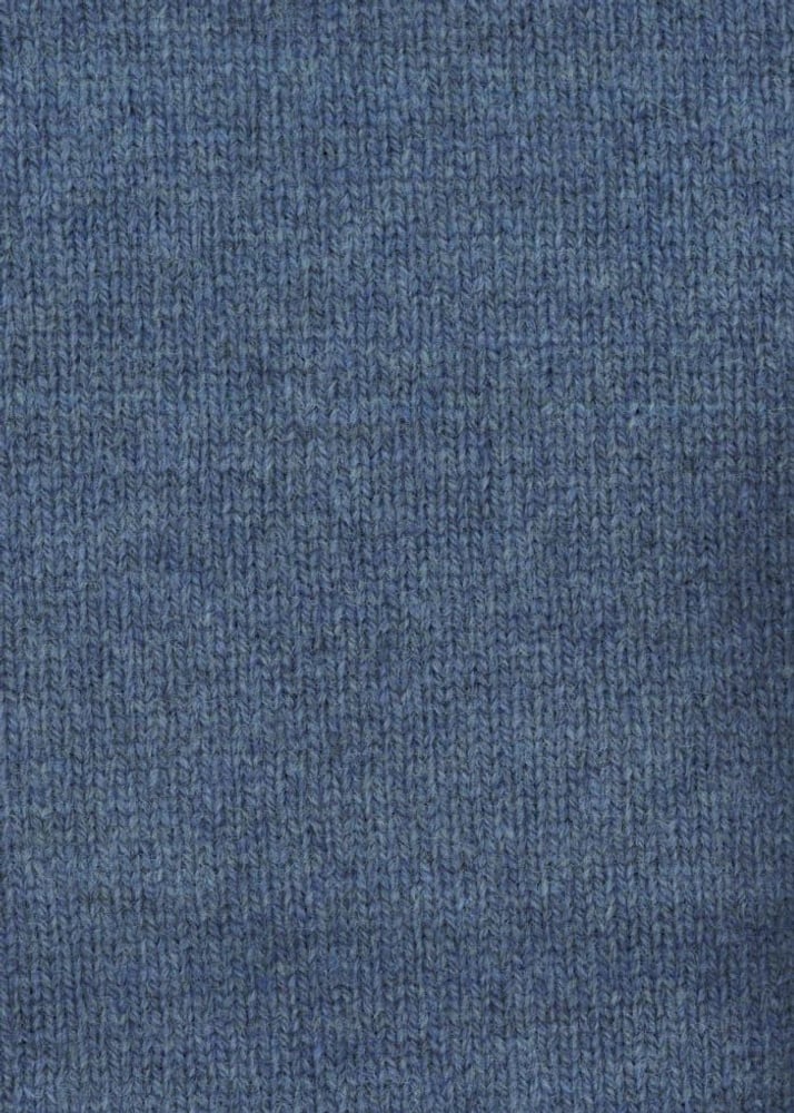 Paul Merino Wool Long-Sleeve Polo Shirt - Mid Blue