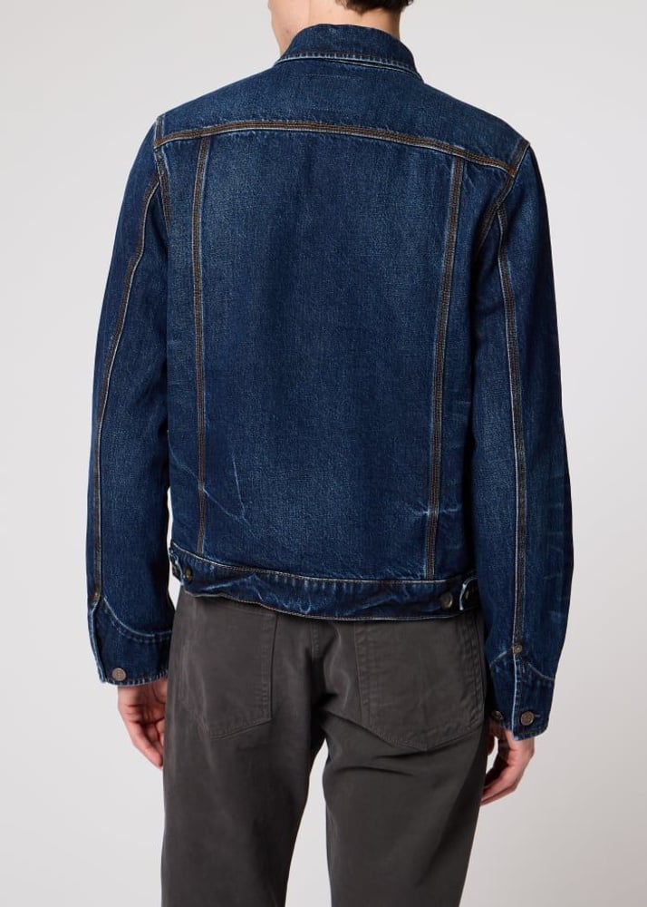 Denim Work Jacket - Crackle Wash
