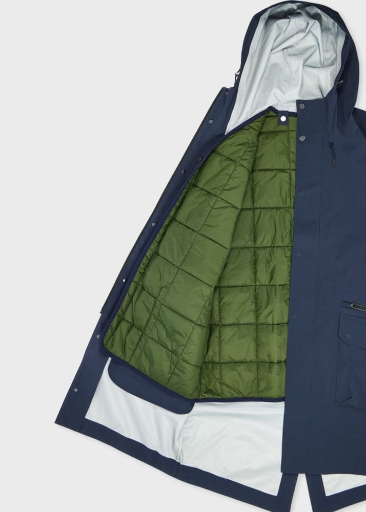Waterproof Parka With Detachable Gilet - Navy