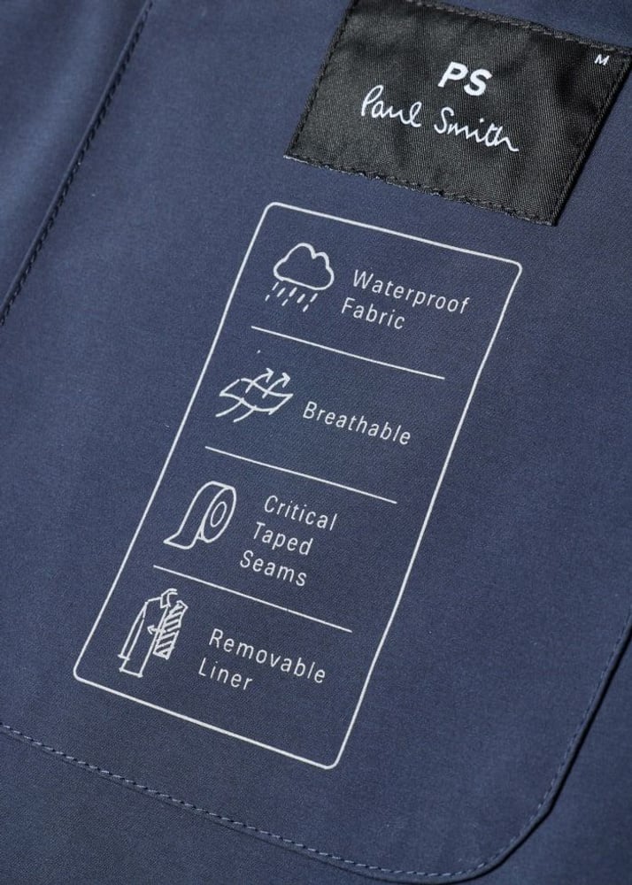 Paul Waterproof Parka With Detachable Gilet - Navy