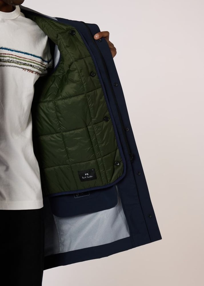 Waterproof Parka With Detachable Gilet - Navy