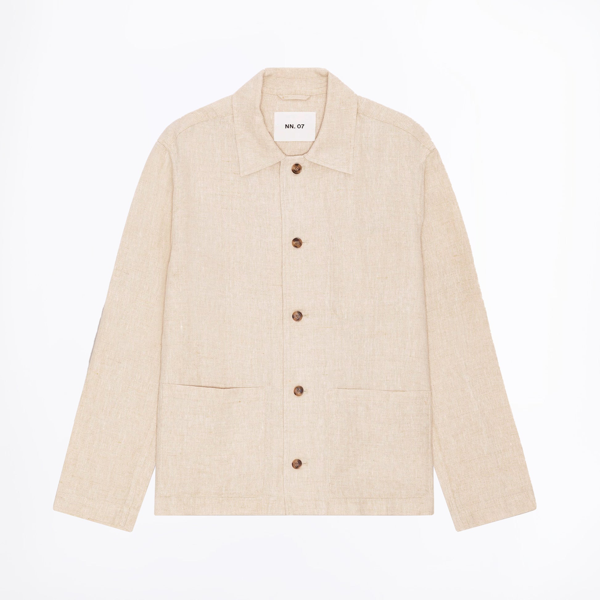 NN07 Morgan Jacket Unlined Linen Hybrid - Oat