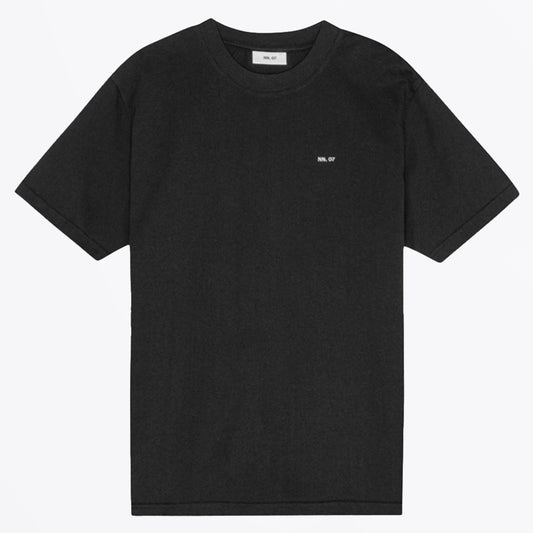 - Adam Embroidered T-Shirt - Black