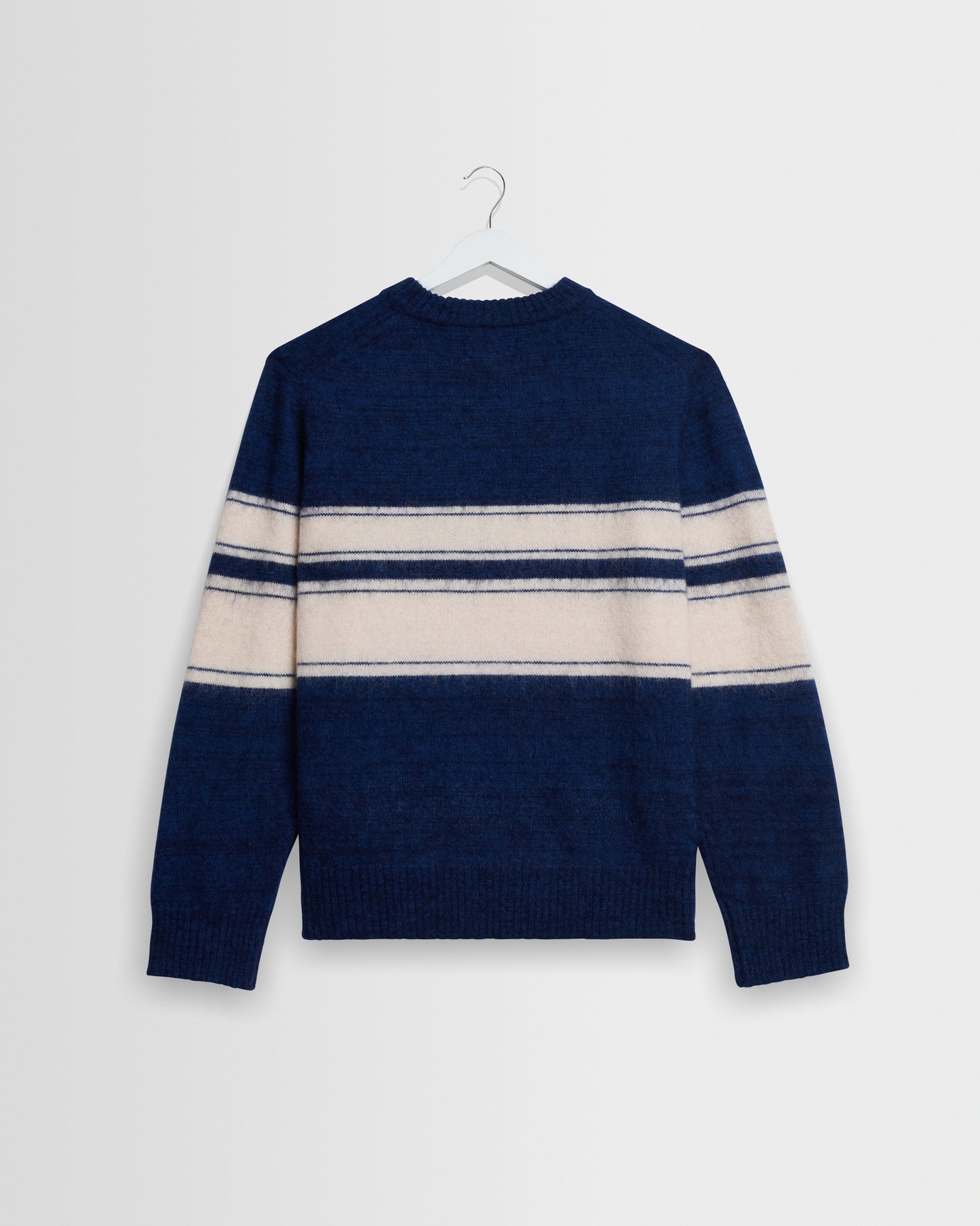 Wilde Crew Brush Retro Stripe - Blue/Ecru