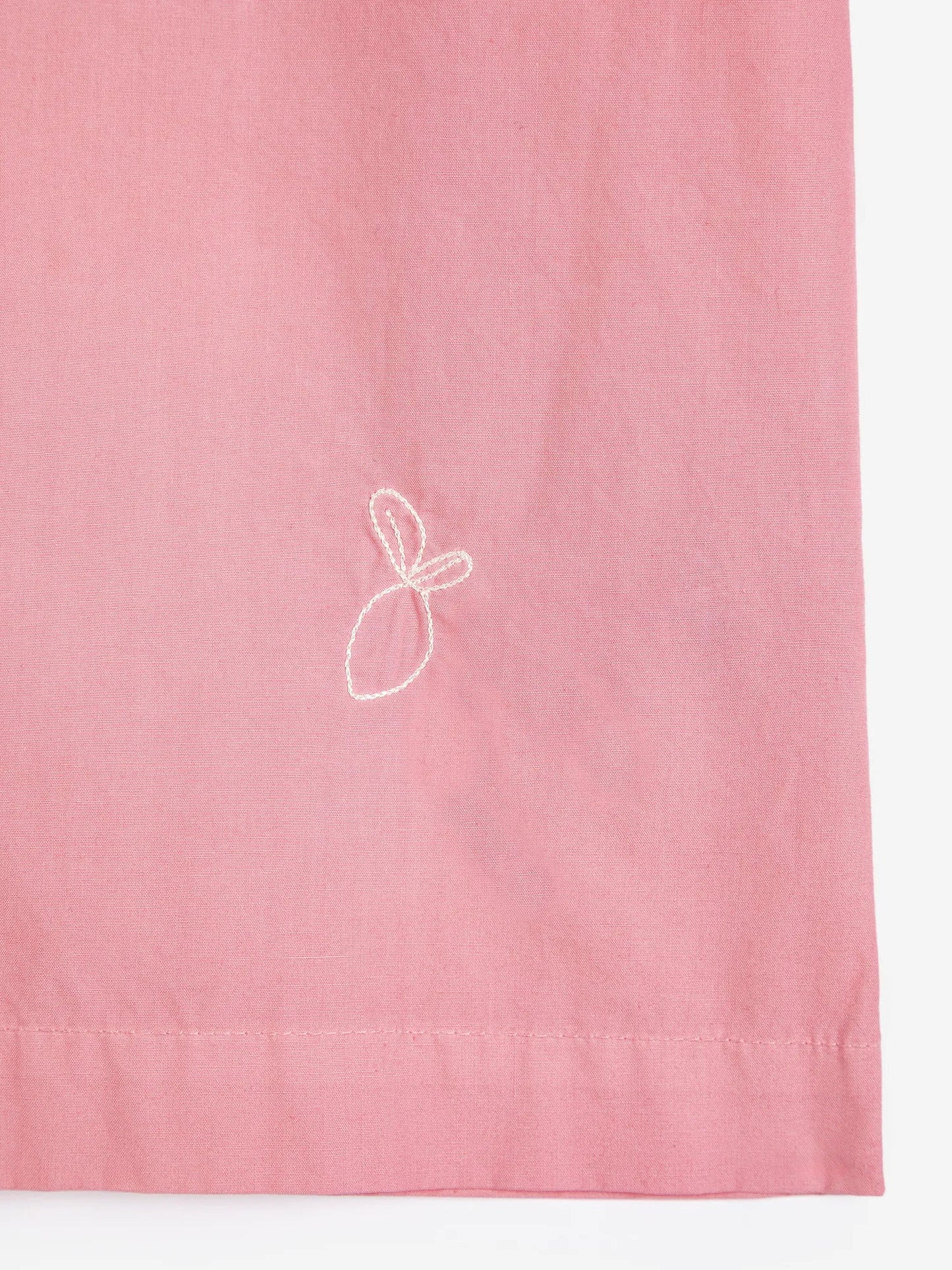 Paper Touch Cropped Blouse - Pink