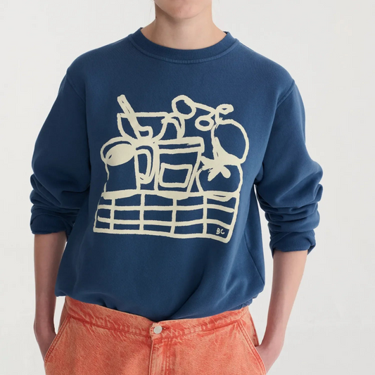 Cookery Festival Straight Sweatshirt - Navy Blue