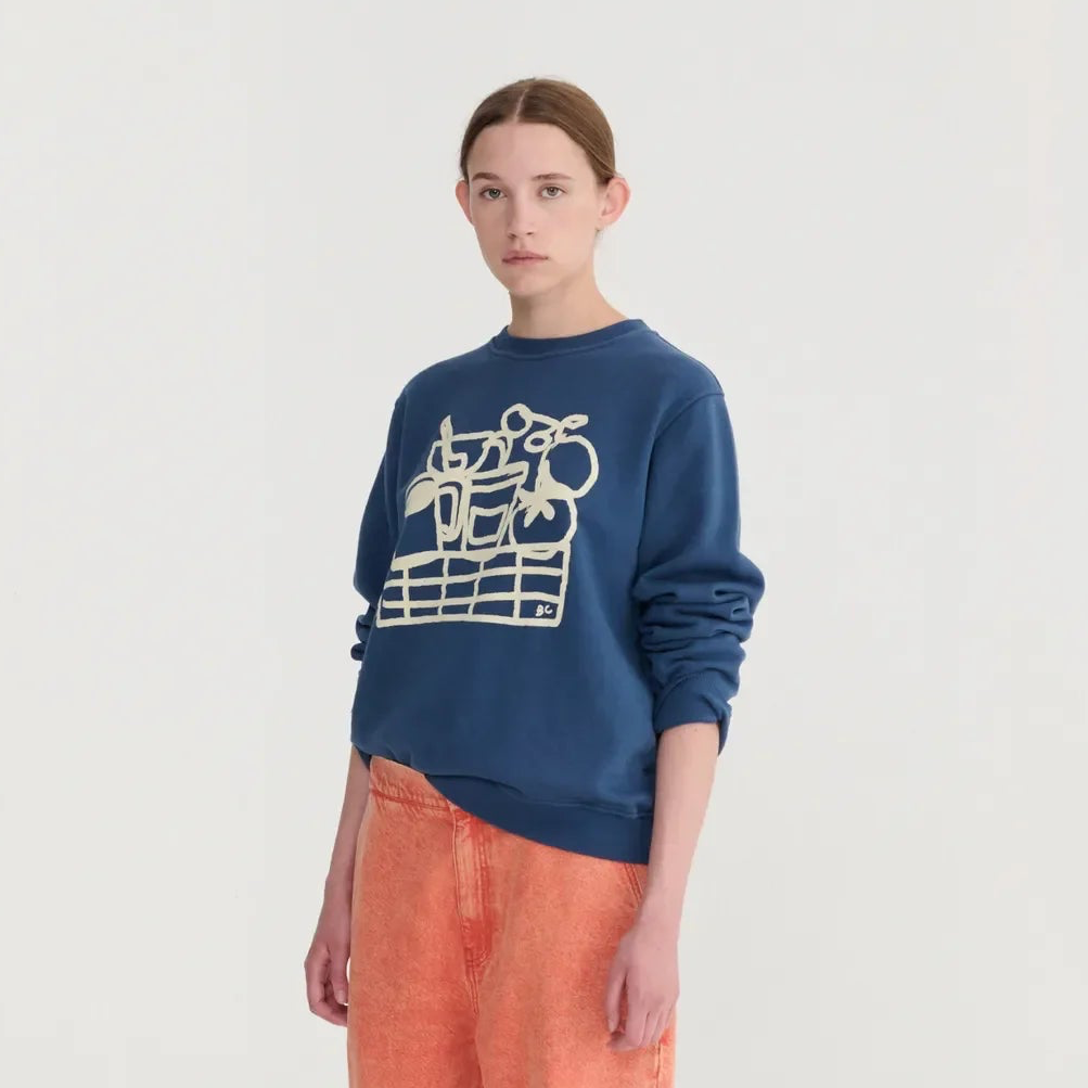 Cookery Festival Straight Sweatshirt - Navy Blue