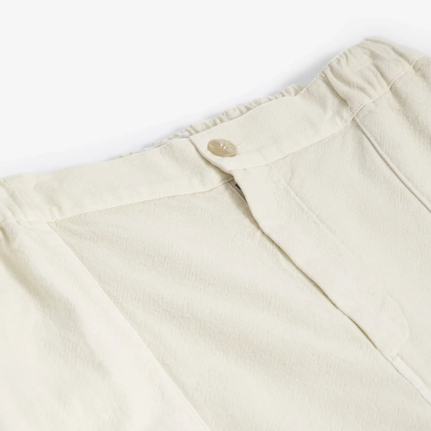 Ecru Cocoon Pants - Off White