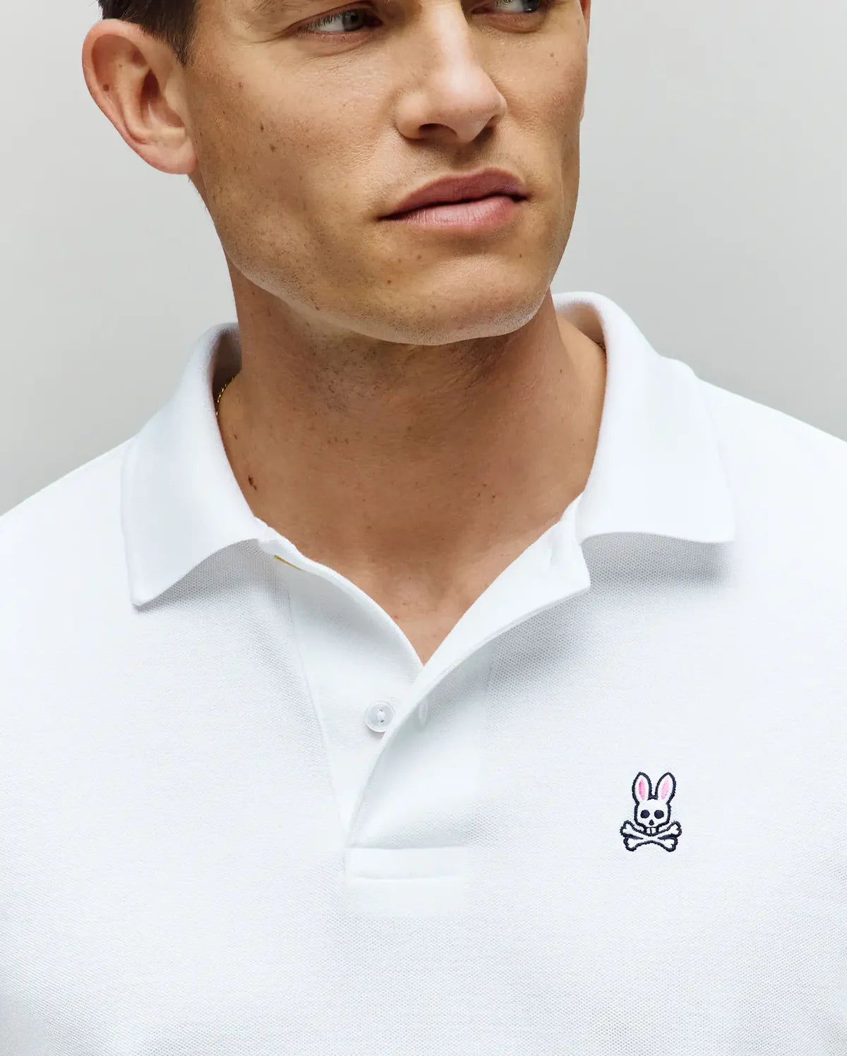 Classic Pique Polo Shirt - White