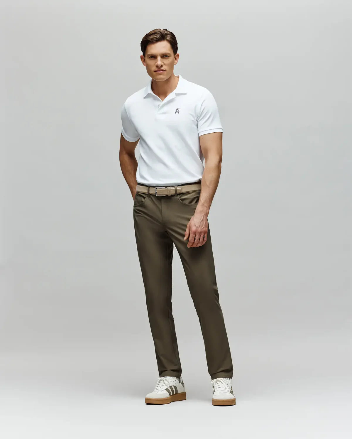 Classic Pique Polo Shirt - White