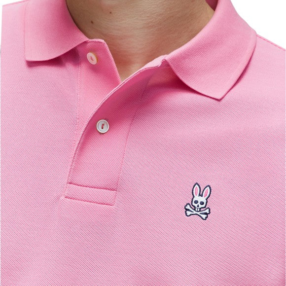 Psycho Classic Pique Polo Shirt - Begonia Pink