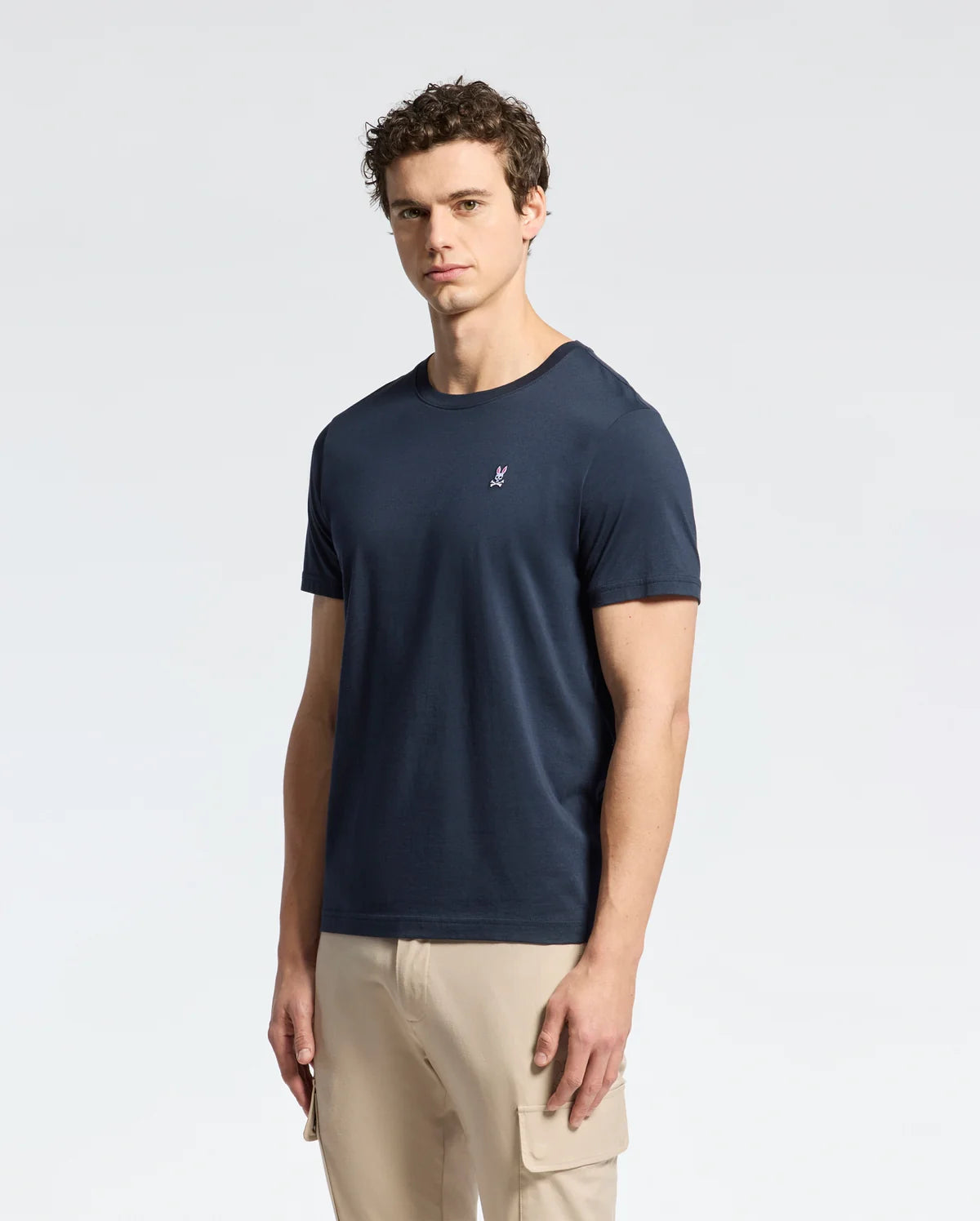 Classic Crew Neck Tee - Navy