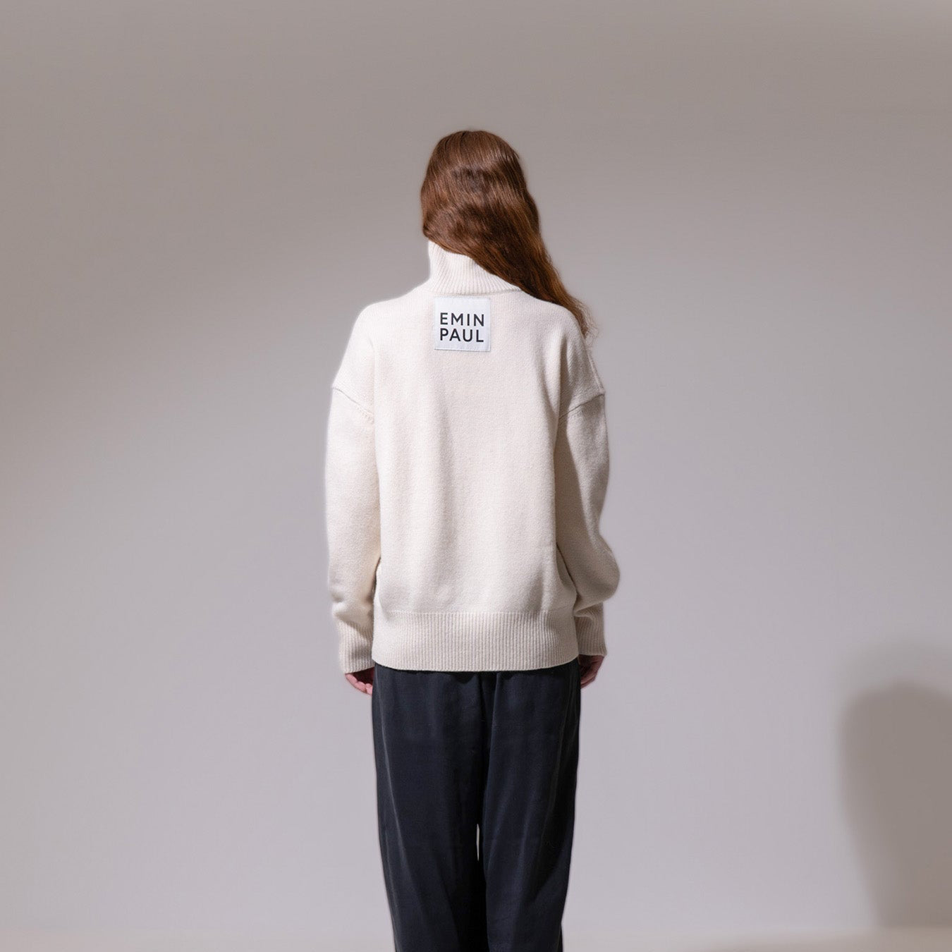 High Neck Jumper - Cream