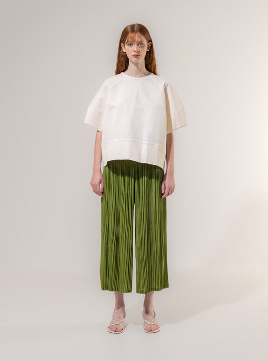 Curve Sleeve Blouse - Cream