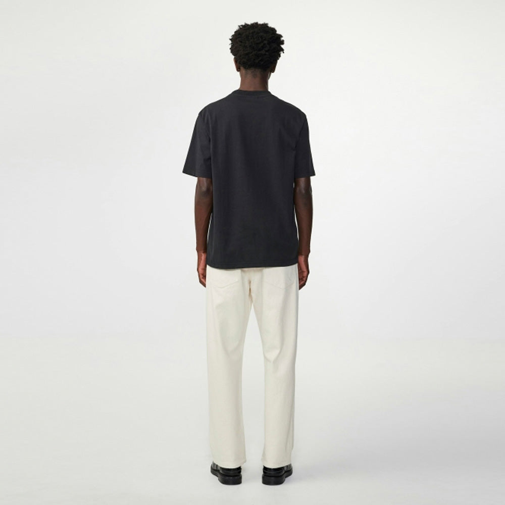 - Adam Embroidered T-Shirt - Black