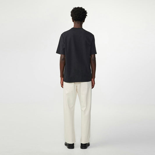 - Adam Embroidered T-Shirt - Black