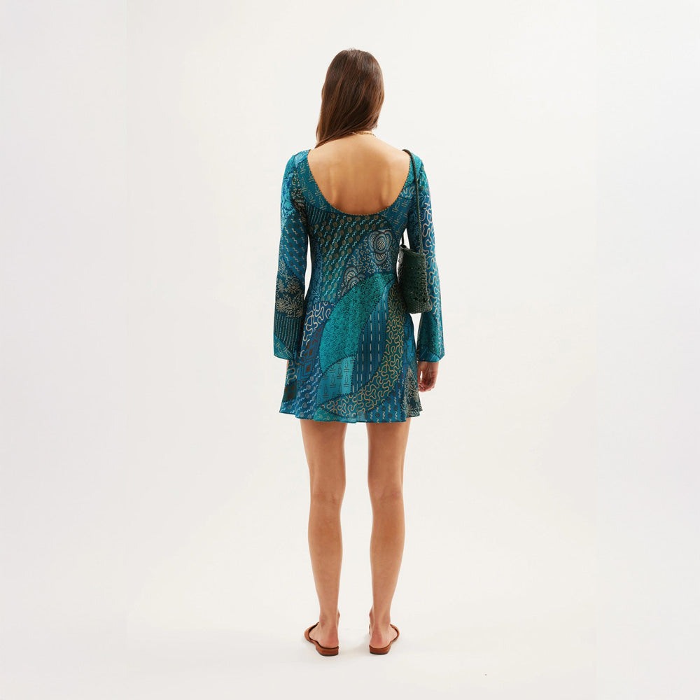Ilse Dress - Ibiza Night Teal