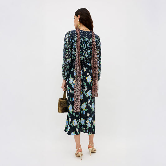 Kaila Dress - Layla Mix Navy