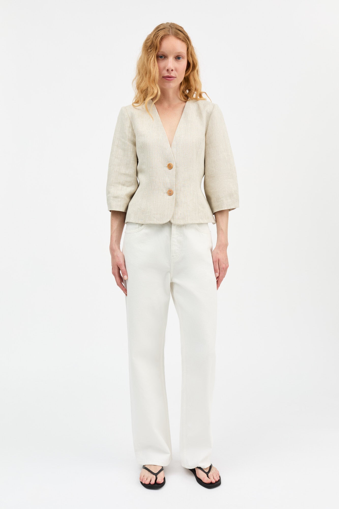 Belleville Blazer - Light Linen