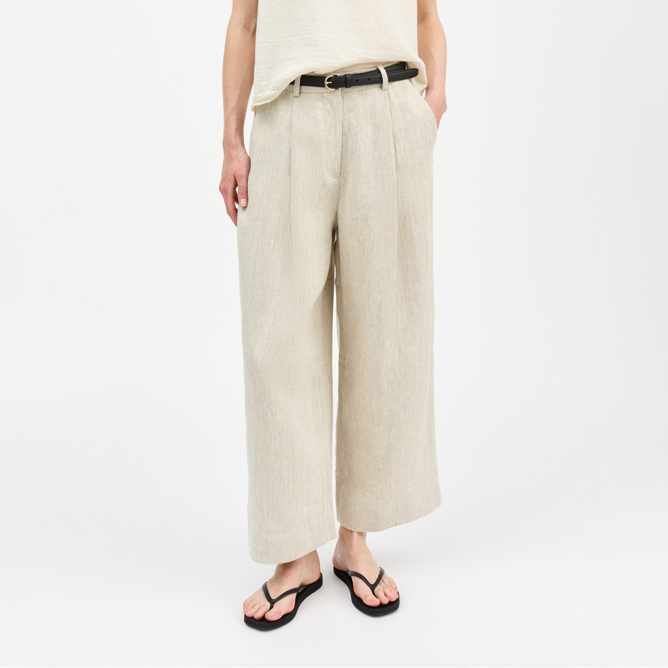 Bob Trousers - Light Linen