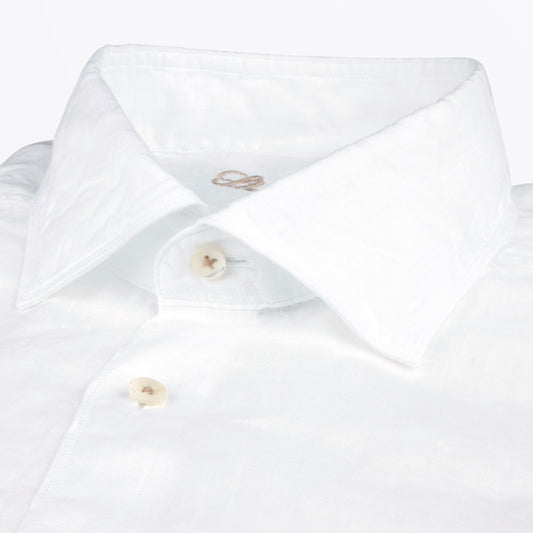 Regular Linen Shirt - White