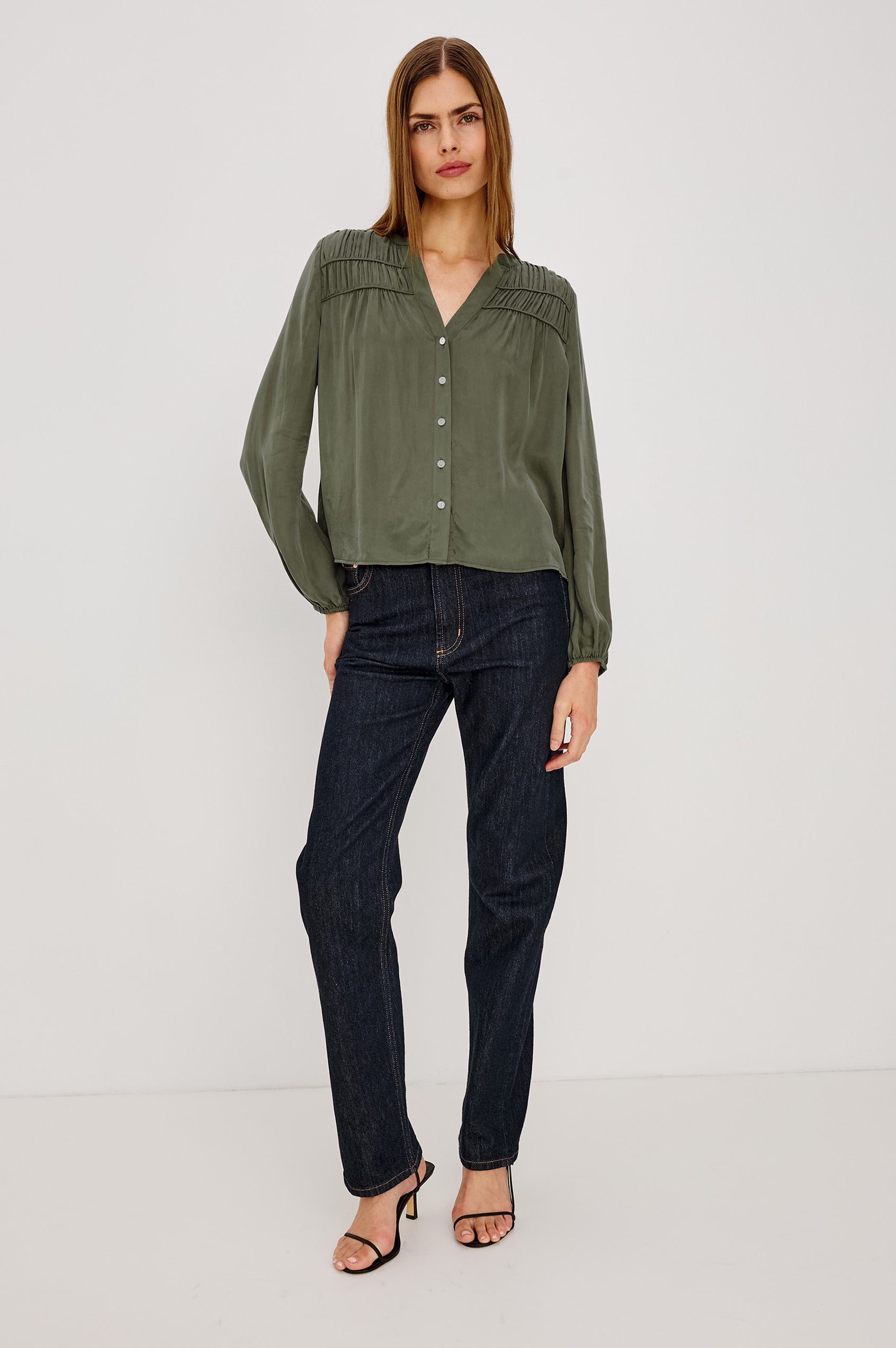 Rails Cadence Shirt - Washed Olive