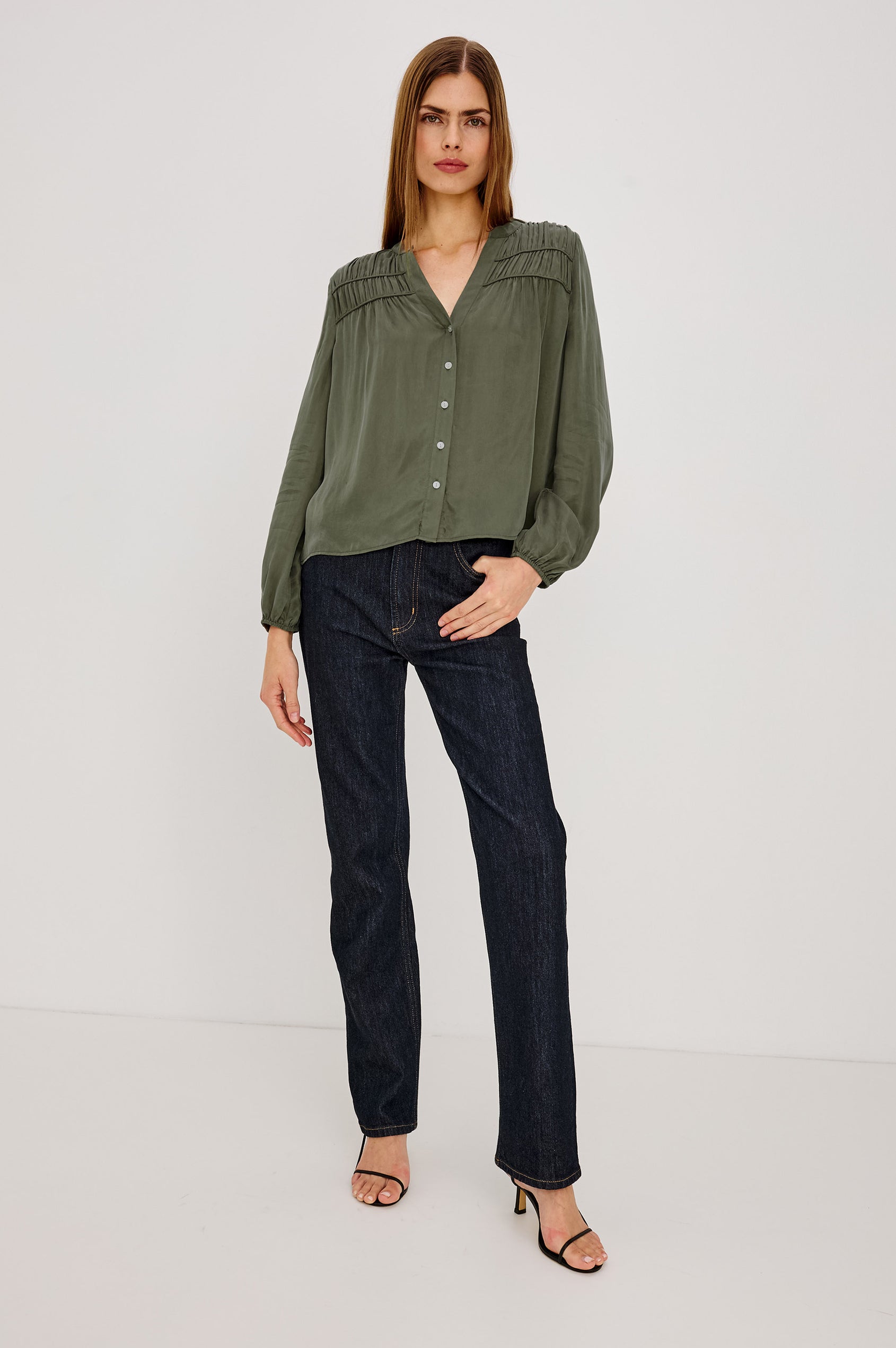 Rails Cadence Shirt - Washed Olive