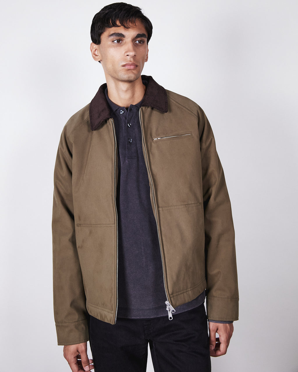 Carter Padded Jacket - Deep Fern