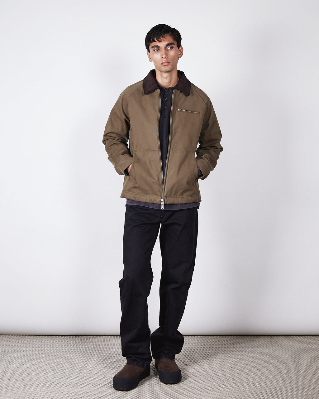 Carter Padded Jacket - Deep Fern