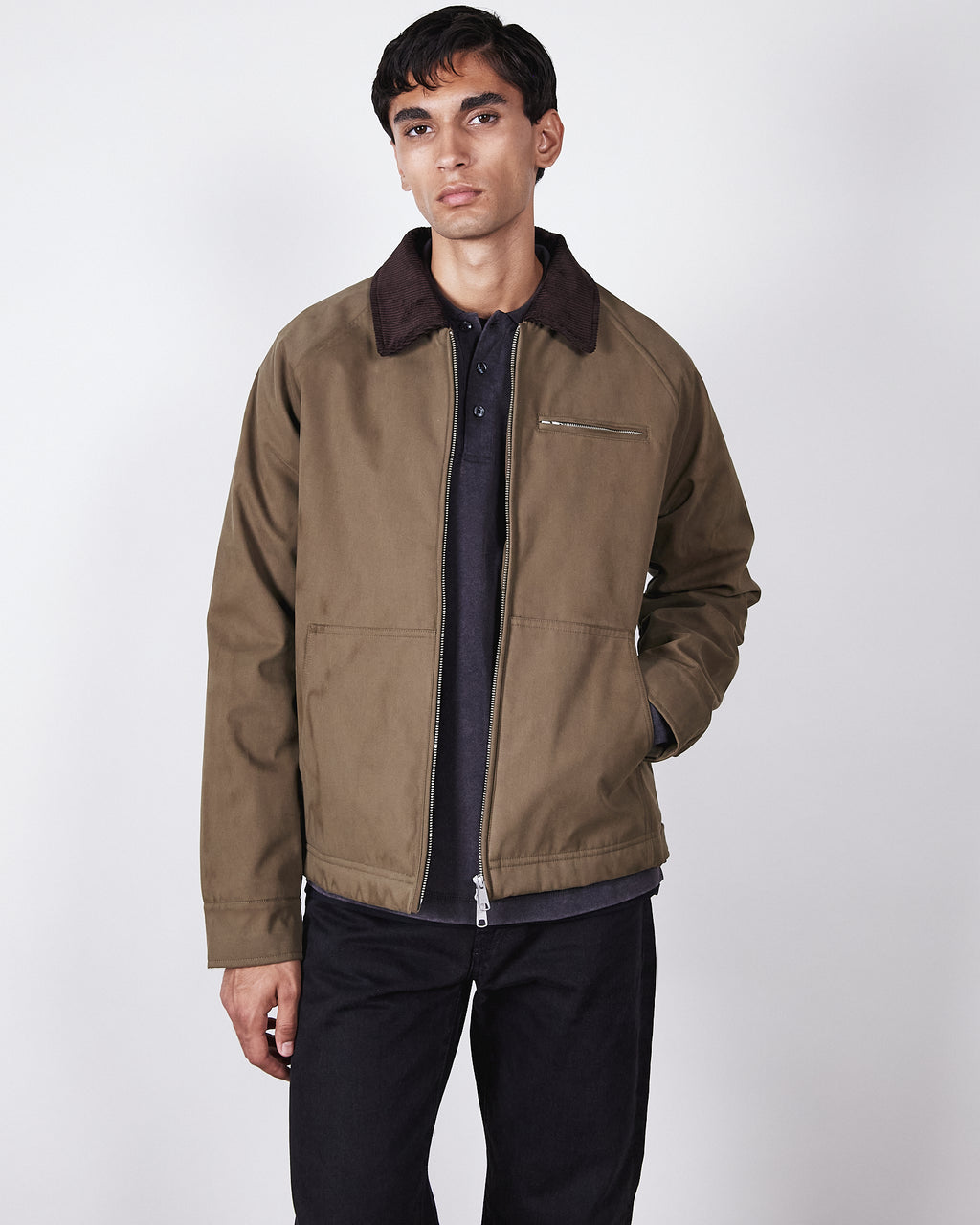 Carter Padded Jacket - Deep Fern